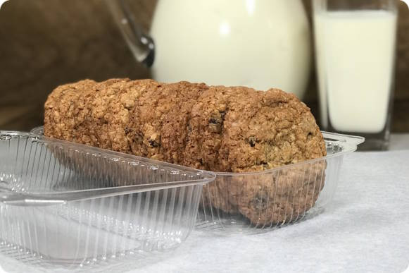 Oatmeal Raisin Spelt Cookies: 12 Pack