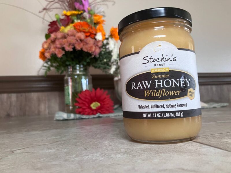 Raw Wildflower Honey: 17 oz